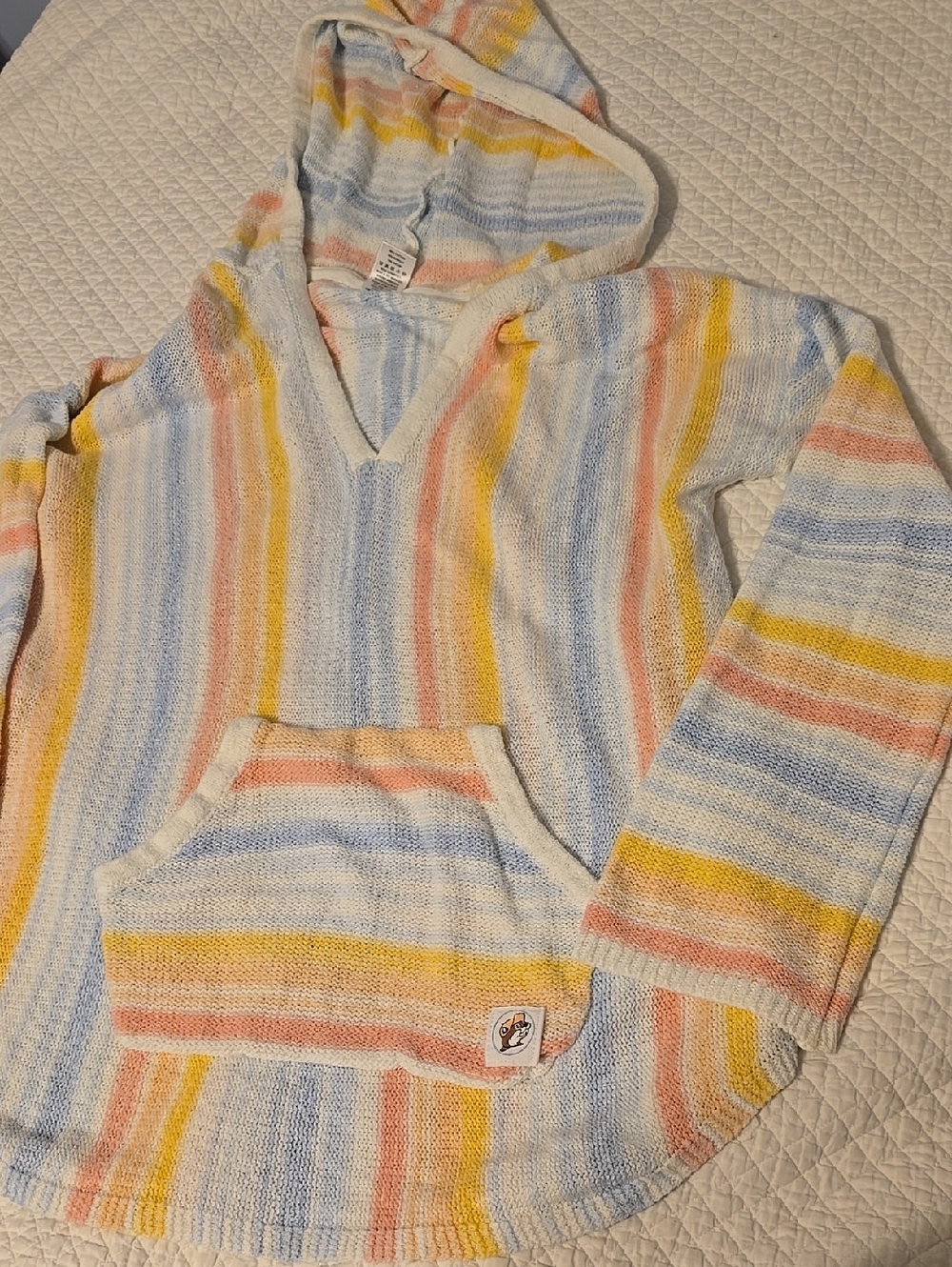 🐝Buc-ee's Baja Hoodie Knitted Oversized Pullover - Picture 12 of 13